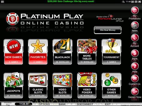  platinum play online casino